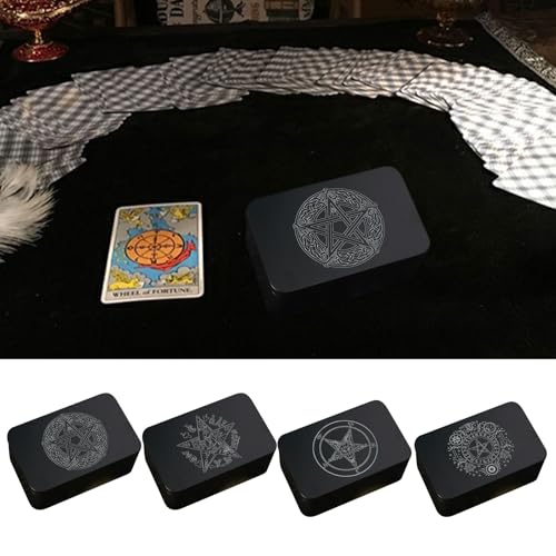 Metall Gaming Karte Box Spielen Tarot Container Lagerung Fall Verpackung Box Spielkarte Box Leere Süßigkeiten Lagerung Fall von Zxfdsfdbnm