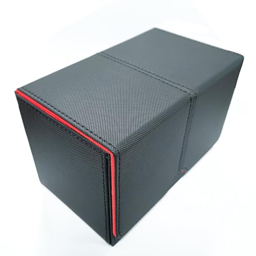 Zxfdsfdbnm Magnetische Kartenbox Kartenetui Spielkarten PU Kartenaufbewahrungsbox Sammelkarten Tragebox Deck von Zxfdsfdbnm