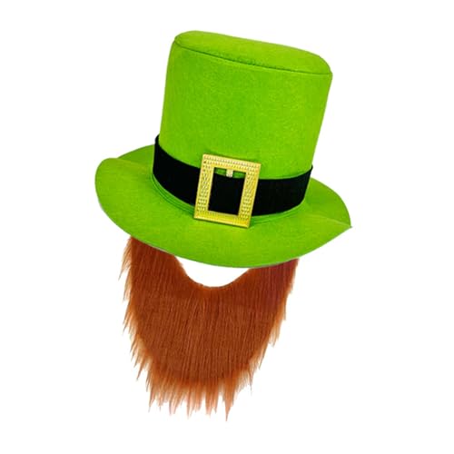 Zxfdsfdbnm Unisex Erwachsener Irischer Mit Barts Green Irish Schwarze Ribbon Irish Festival Für Männer Frauen Themenpartys von Zxfdsfdbnm