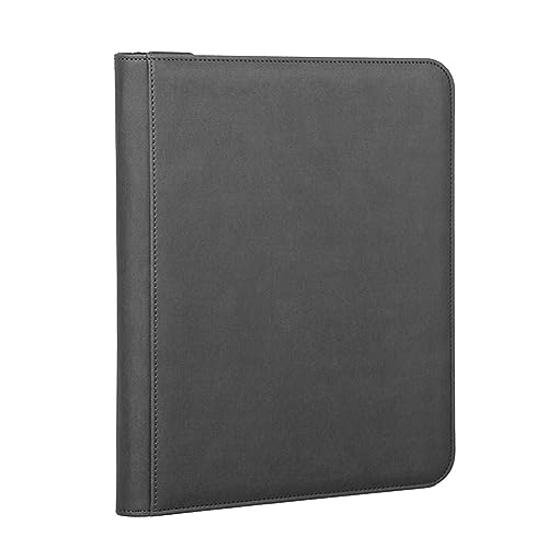 Zyeatary Side Loading Binder Game Zipper Card Album Fixed Pockets Pages Pockets Grey von Zyeatary