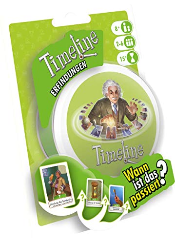 Asmodee Zygomatic ASMD0030 Timeline Erfindungen, Familien-Spiel, Deutsch von Zygomatic