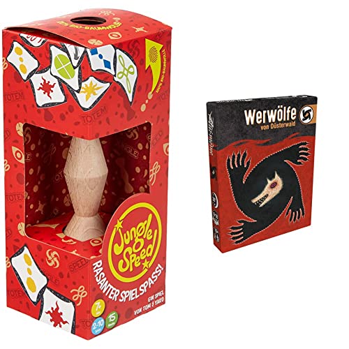 Zygomatic Asmodee Jungle Speed | 2-10 Spieler | Ab 7+ Jahren | 15+ Minuten | Deutsch & Asmodee Werwölfe von Düsterwald | 8-18 Spieler | Ab 10+ Jahren | 30+ Minuten | Deutsch von Zygomatic