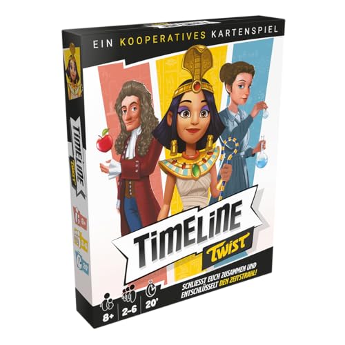 Zygomatic, Timeline Twist, Familienspiel, Kartenspiel, 2-6 Spieler, Ab 8+ Jahren, 20 Minuten, Deutsch, Mehrfarbig, Bunt von Zygomatic