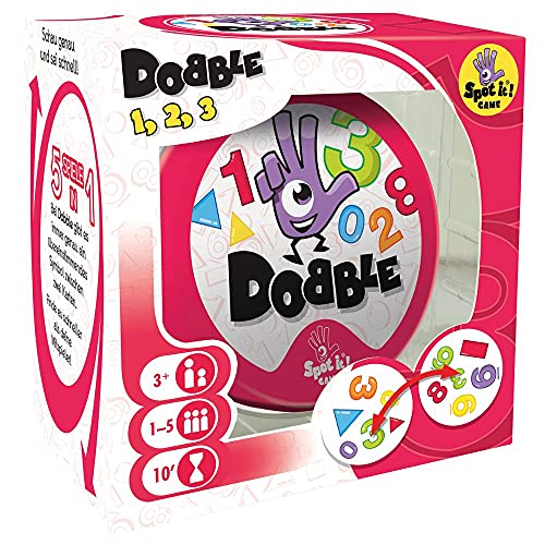 Zygomatic | Dobble 1, 2, 3 | Kinderspiel | Kartenspiel | 1-5 Spieler | Ab 3+ Jahren | 10+ Minuten | Deutsch von Zygomatic