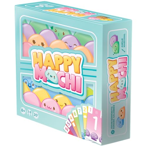 Zygomatic Happy Mochi Affenkartenspiel, zum Spielen mit der ganzen Familie, handillustriertes Spiel, Kawaii-Design, ab 8 Jahren, für 2 bis 6 Spieler, 20 Minuten, Spanisch von Zygomatic