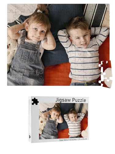 Zysta Fotopuzzle 500 Teile Puzzle mit eigenem Foto Personalisierte Fotopuzzle, 52x38cm - Individuelles Puzzle mit Foto-Schachtel (120 Teile) von Zysta