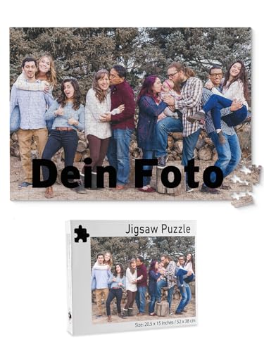 Zysta Fotopuzzle mit eigenem Bild 500 Teile Puzzle Personalisierte，52x38cm - Individuelles Puzzle mit Foto-Schachtel (500 Teile) von Zysta