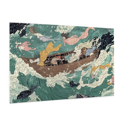 Abstrakt Puzzle 1000 Teile Erwachsene Puzzle Landschaft Muster Design mit Geschenkbox-Verpackung als Geschenk für Frauen, Anspruchsvolle Familienaktivität für Anfänger, Zimmer Deko 75 x 50 cm -50y Abstrakt Puzzle 1000 Teile Erwachsene Puzzle Landschaft Muster Design mit Geschenkbox-Verpackung als Geschenk für Frauen, Anspruchsvolle Familienaktivität für Anfänger, Zimmer Deko 75 x 50 cm -50y von Zyupwjyy