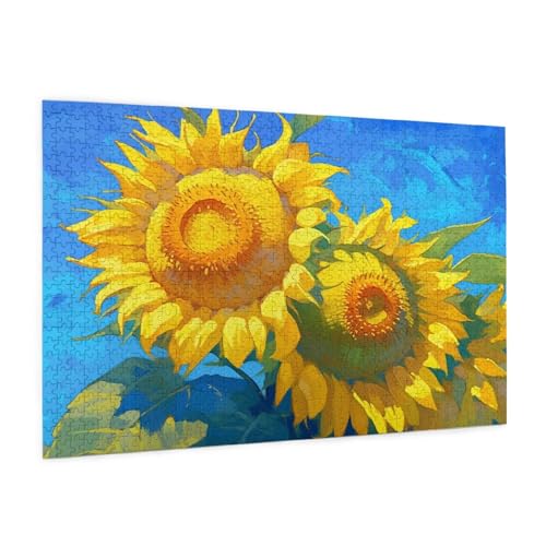 Blume Puzzle 5000 Teile Erwachsene Puzzle Sonnenblume Muster Design mit Geschenkbox-Verpackung als Geschenk für Frauen, Anspruchsvolle Familienaktivität für Anfänger, Zimmer Deko 105 x 156 cm -1837y Blume Puzzle 5000 Teile Erwachsene Puzzle Sonnenblume Muster Design mit Geschenkbox-Verpackung als Geschenk für Frauen, Anspruchsvolle Familienaktivität für Anfänger, Zimmer Deko 105 x 156 cm -1837y von Zyupwjyy