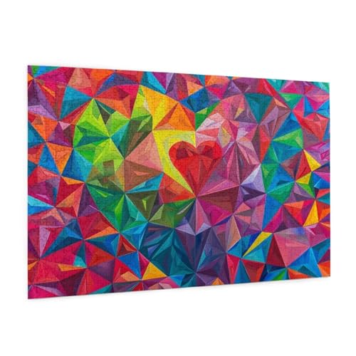 Farbe Puzzle 1000 Teile Erwachsene Puzzle Abstrakt Muster Design mit Geschenkbox-Verpackung als Geschenk für Frauen, Anspruchsvolle Familienaktivität für Anfänger, Zimmer Deko 75 x 50 cm -21y Farbe Puzzle 1000 Teile Erwachsene Puzzle Abstrakt Muster Design mit Geschenkbox-Verpackung als Geschenk für Frauen, Anspruchsvolle Familienaktivität für Anfänger, Zimmer Deko 75 x 50 cm -21y von Zyupwjyy