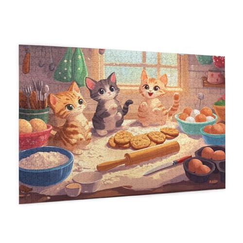 Katze Puzzle 5000 Teile Erwachsene Puzzle Interessant Muster Design mit Geschenkbox-Verpackung als Geschenk für Frauen, Anspruchsvolle Familienaktivität für Anfänger, Zimmer Deko 105 x 156 cm -910y Katze Puzzle 5000 Teile Erwachsene Puzzle Interessant Muster Design mit Geschenkbox-Verpackung als Geschenk für Frauen, Anspruchsvolle Familienaktivität für Anfänger, Zimmer Deko 105 x 156 cm -910y von Zyupwjyy
