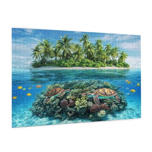 Meer Puzzle 1000 Teile Erwachsene Puzzle Landschaft Muster Design mit Geschenkbox-Verpackung als Geschenk für Frauen, Anspruchsvolle Familienaktivität für Anfänger, Zimmer Deko 75 x 50 cm -405y Meer Puzzle 1000 Teile Erwachsene Puzzle Landschaft Muster Design mit Geschenkbox-Verpackung als Geschenk für Frauen, Anspruchsvolle Familienaktivität für Anfänger, Zimmer Deko 75 x 50 cm -405y von Zyupwjyy