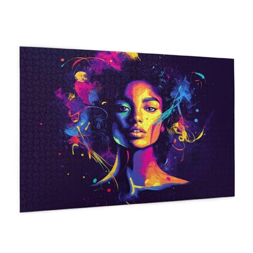 Puzzle Abstrakt Puzzle 500 Teile Frau Puzzles Erwachsene mit Geschenkbox, DIY Groß Holzpuzzle für Erwachsene, Geschicklichkeitsspiel für Die Ganze Familie Geschenke für Frauen,Wanddeko 52 x 38 cm -53y Puzzle Abstrakt Puzzle 500 Teile Frau Puzzles Erwachsene mit Geschenkbox, DIY Groß Holzpuzzle für Erwachsene, Geschicklichkeitsspiel für Die Ganze Familie Geschenke für Frauen,Wanddeko 52 x 38 cm -53y von Zyupwjyy