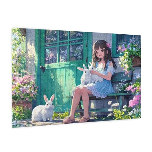 Puzzle Anime Puzzle 1500 Teile Mädchen Puzzles Erwachsene mit Geschenkbox, DIY Groß Holzpuzzle für Erwachsene, Geschicklichkeitsspiel für Die Ganze Familie Geschenke für Frauen 87 x 57 cm -131y Puzzle Anime Puzzle 1500 Teile Mädchen Puzzles Erwachsene mit Geschenkbox, DIY Groß Holzpuzzle für Erwachsene, Geschicklichkeitsspiel für Die Ganze Familie Geschenke für Frauen 87 x 57 cm -131y von Zyupwjyy