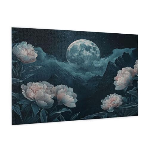 Puzzle Blume Puzzle 500 Teile Mond Puzzles Erwachsene mit Geschenkbox, DIY Groß Holzpuzzle für Erwachsene,Geschicklichkeitsspiel für Die Ganze Familie Geschenke für Frauen,Puzzlegröße 52 x 38 cm -667y Puzzle Blume Puzzle 500 Teile Mond Puzzles Erwachsene mit Geschenkbox, DIY Groß Holzpuzzle für Erwachsene,Geschicklichkeitsspiel für Die Ganze Familie Geschenke für Frauen,Puzzlegröße 52 x 38 cm -667y von Zyupwjyy