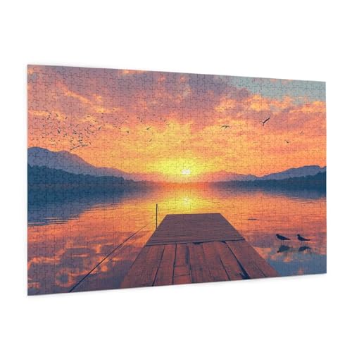 Puzzle Untergehende Sonne Puzzle 1500 Teile Kai Puzzles Erwachsene mit Geschenkbox,DIY Groß Holzpuzzle für Erwachsene,Geschicklichkeitsspiel für Die Ganze Familie Geschenke für Frauen 87 x 57 cm -845y Puzzle Untergehende Sonne Puzzle 1500 Teile Kai Puzzles Erwachsene mit Geschenkbox,DIY Groß Holzpuzzle für Erwachsene,Geschicklichkeitsspiel für Die Ganze Familie Geschenke für Frauen 87 x 57 cm -845y von Zyupwjyy