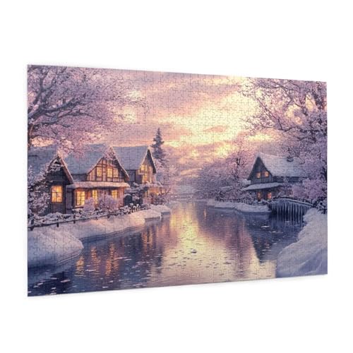 Puzzle Winter Puzzle 6000 Teile Landschaft Puzzles Erwachsene mit Geschenkbox, DIY Groß Holzpuzzle für Erwachsene, Geschicklichkeitsspiel für Die Ganze Familie Geschenke für Frauen 105 x 180 cm -1253y Puzzle Winter Puzzle 6000 Teile Landschaft Puzzles Erwachsene mit Geschenkbox, DIY Groß Holzpuzzle für Erwachsene, Geschicklichkeitsspiel für Die Ganze Familie Geschenke für Frauen 105 x 180 cm -1253y von Zyupwjyy