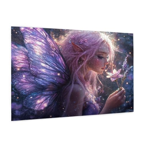 Schmetterling Puzzle 1000 Teile Erwachsene Puzzle Elf Muster Design mit Geschenkbox-Verpackung als Geschenk für Frauen, Anspruchsvolle Familienaktivität für Anfänger, Zimmer Deko 75 x 50 cm -1698y Schmetterling Puzzle 1000 Teile Erwachsene Puzzle Elf Muster Design mit Geschenkbox-Verpackung als Geschenk für Frauen, Anspruchsvolle Familienaktivität für Anfänger, Zimmer Deko 75 x 50 cm -1698y von Zyupwjyy