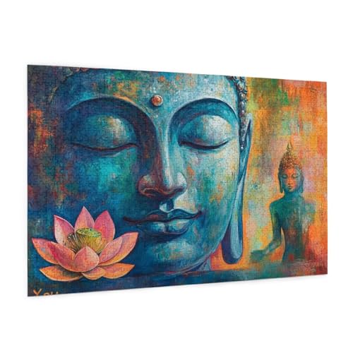 Zen Puzzle 1000 Teile Erwachsene Puzzle Blume Muster Design mit Geschenkbox-Verpackung als Geschenk für Frauen, Anspruchsvolle Familienaktivität für Erwachsene Anfänger, Zimmer Deko 75 x 50 cm -39y Zen Puzzle 1000 Teile Erwachsene Puzzle Blume Muster Design mit Geschenkbox-Verpackung als Geschenk für Frauen, Anspruchsvolle Familienaktivität für Erwachsene Anfänger, Zimmer Deko 75 x 50 cm -39y von Zyupwjyy