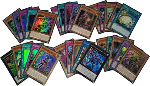 a Yu-Gi-Oh! 30 Holo Karten Sammlung Set/Pack (inkl. Secret & Ultra Rare) & 100 Arkero-G Soft Sleeves japanische YuGiOh Kartenhüllen von a