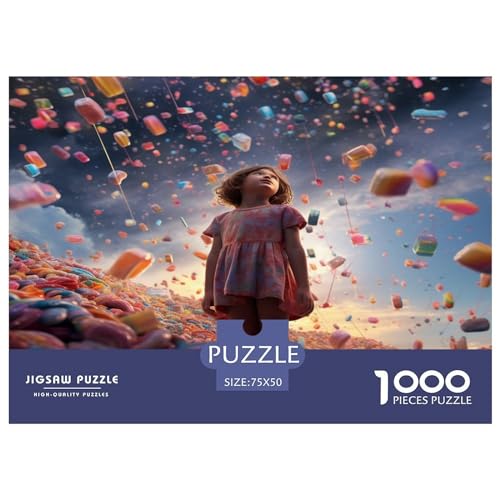 1000 Teile Puzzle für Kinder und Erwachsene, schwierige Puzzles für Erwachsene und Teenager, Entspannungspuzzles, Spiele 1000 Teile (75 x 50 cm) von aaaaab
