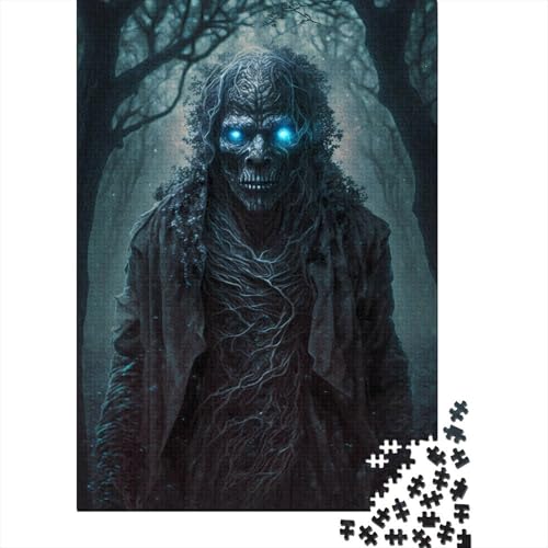 1000-teiliges Horror-Kunst-Puzzle (36) für Erwachsene, Puzzle für Erwachsene und Teenager, Lernspiel, 1000 Teile (75 x 50 cm) von aaaaab