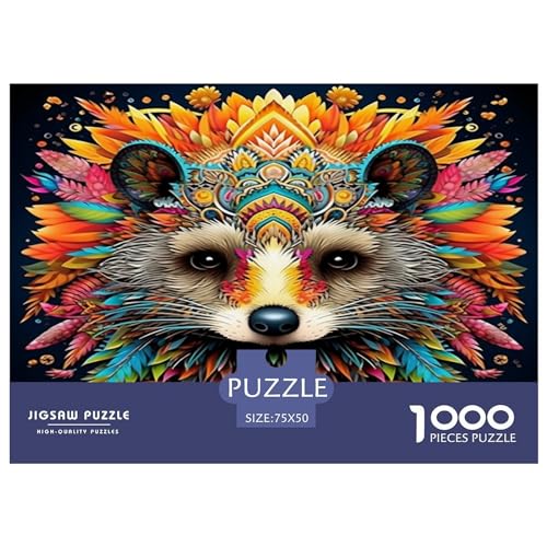1000-teiliges Mandala_art_spirit-Puzzle, Puzzle für Erwachsene, Lernspiel, Herausforderungsspielzeug, 1000 Stück (75 x 50 cm) von aaaaab