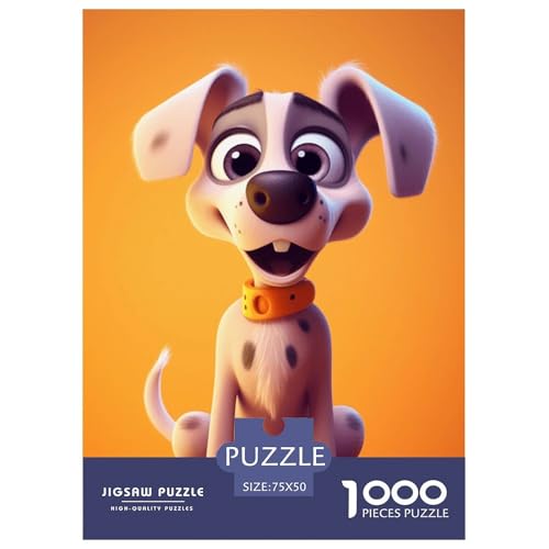 1000-teiliges Puzzle mit Tier- und Hundemotiv, für Erwachsene und Teenager, Lernspiele für zu Hause, DIY-Spielzeug, 1000 Stück (75 x 50 cm) von aaaaab