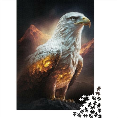 1000-teiliges Puzzle mit Tieradler, für Erwachsene und Teenager, Lernspiele für zu Hause, DIY-Spielzeug, 1000 Stück (75 x 50 cm) von aaaaab