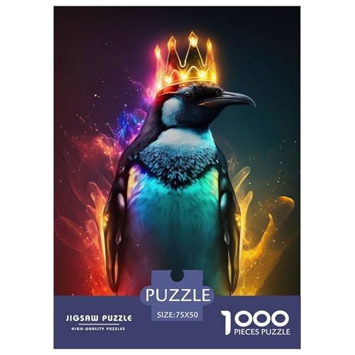 1000-teiliges Puzzle mit Tierkunst und Vögeln für Erwachsene, Puzzle, Erwachsenen-Puzzle, Heimdekoration, Puzzle-Spielzeug, 1000 Stück (75 x 50 cm) von aaaaab