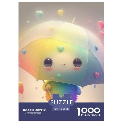 1000-teiliges Puzzle mit süßen Monstern für Erwachsene, Puzzles für Erwachsene, Puzzles, einzigartige Heimdekoration und Geschenke, 1000 Teile (75 x 50 cm) von aaaaab