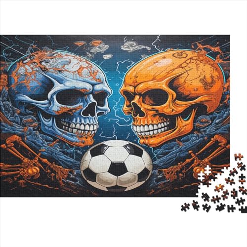 1000-teiliges Skelett-Basketball-Puzzle für Erwachsene, Teenager-Puzzle, Erwachsenen-Puzzle für Erwachsene, Puzzle-Geschenke, 1000 Teile (75 x 50 cm) von aaaaab