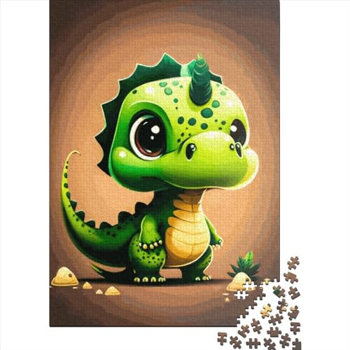 300-teiliges Baby-Drachen-Puzzle für Erwachsene und Teenager, Holzpuzzle, nachhaltiges Puzzle für Kinder | Spiele 300 Teile (40 x 28 cm) von aaaaab