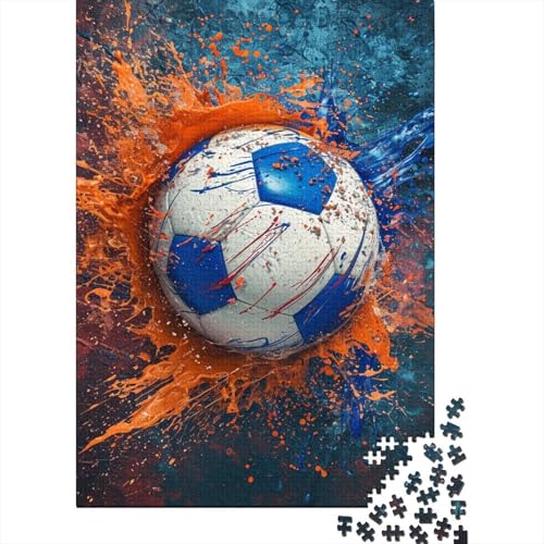 300-teiliges Fußball-Sport-Puzzle für Kinder, Puzzle für Kinder, einzigartige Heimdekoration, 300 Teile (40 x 28 cm) von aaaaab