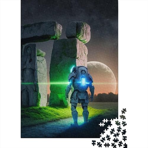 300-teiliges Puzzle, Astronauten-Holzpuzzle, interessantes Puzzle zur Stressreduzierung, Geburtstagsgeschenke, 300 Stück (40 x 28 cm) von aaaaab