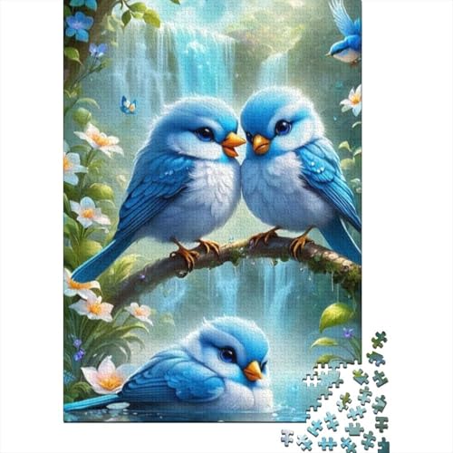 300-teiliges Puzzle, Tierkunst, Vogel, kreatives quadratisches Puzzle für Erwachsene und Holzpuzzle, Spielzeug, Denkspiel, 300 Teile (40 x 28 cm) von aaaaab