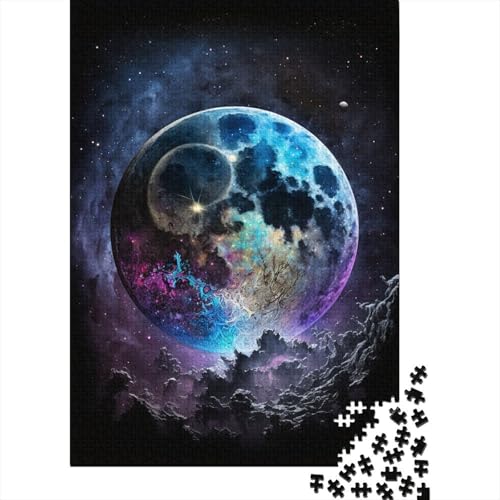 300-teiliges Puzzle, Traummond-Puzzle für Kinder, Spielzeug, Geschenke, Herausforderungsspiel, Puzzle, kreative Puzzles, Wanddekoration, 300 Stück (40 x 28 cm) von aaaaab