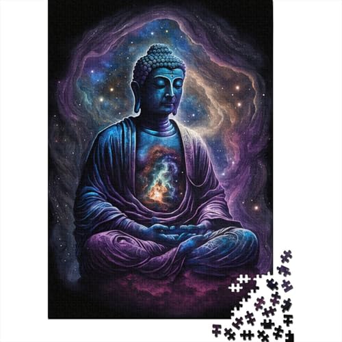 300-teiliges Puzzle für Erwachsene, Galaxie-Buddha-Puzzle, Dekompressionsspielzeug, Heimpuzzle, Spielpuzzle, interessante Geschenke, 300 Stück (40 x 28 cm) von aaaaab