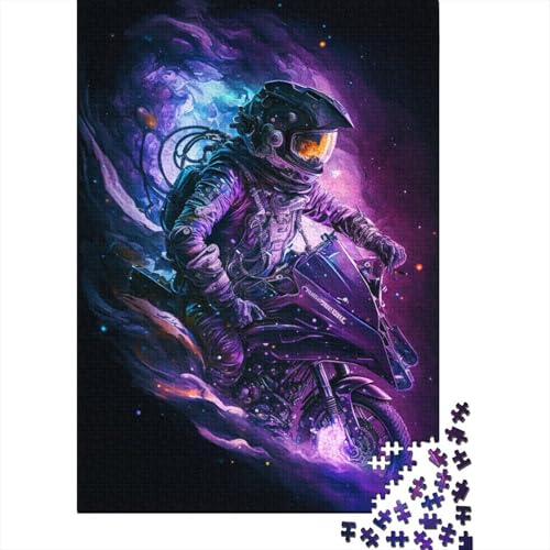 300-teiliges Puzzle für Erwachsene, Galaxie-Motorräder, Puzzle-Sets für Familien- und Kinderpuzzle, Denksport-Herausforderung, 300 Stück (40 x 28 cm) von aaaaab