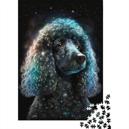 300-teiliges Puzzle für Erwachsene, Galaxy Star Pudel, Puzzle für Erwachsene und Kinder, Familienunterhaltungsspielzeug, 300 Stück (40 x 28 cm) von aaaaab