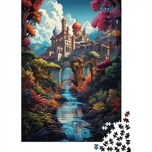 300-teiliges Puzzle für Kinder, Familienpuzzle, Die Psychedelia der Alhambra, Puzzles zum Stressabbau, einzigartige Heimdekoration und Geschenke, 300 Teilig (40 x von aaaaab