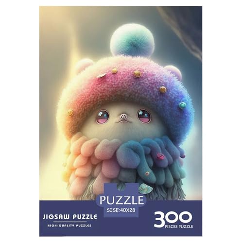 300-teiliges Puzzle mit süßen Monstern für Erwachsene, Puzzle für Erwachsene, ab 14 Jahren, 300 Teile (40 x 28 cm) von aaaaab