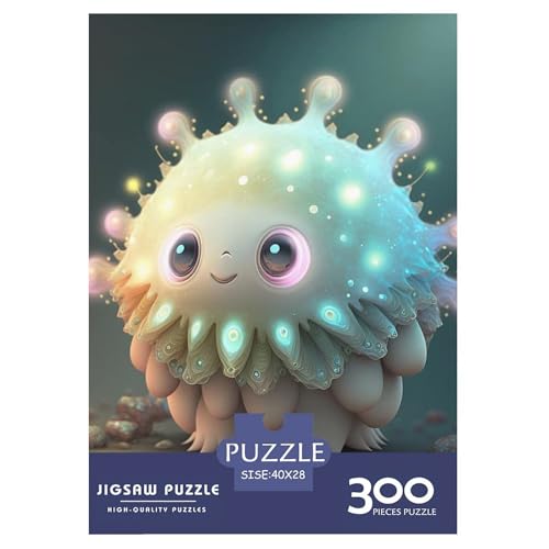 300-teiliges Puzzle mit süßen Monstern für Erwachsene, Puzzle für Erwachsene, ab 14 Jahren, 300 Teile (40 x 28 cm) von aaaaab