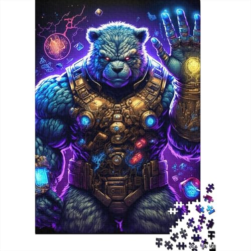 300-teiliges The Bearvengers1-Puzzle für Erwachsene, Puzzles für Erwachsene und Teenager, Denksport-Puzzles für Erwachsene, 300 Teile (40 x 28 cm) von aaaaab