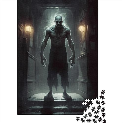 500-teiliges Horror-Art-Puzzle (57) für Erwachsene, Teenager, Puzzle, Erwachsenen-Puzzle, Lernspielzeug, 500 Teile (52 x 38 cm) von aaaaab