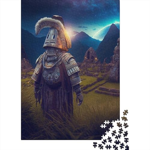 500-teiliges Puzzle für Erwachsene, Astronauten-Puzzle, Holzpuzzle, Familienspiel, Spielzeug, 500 Teile (52 x 38 cm) von aaaaab