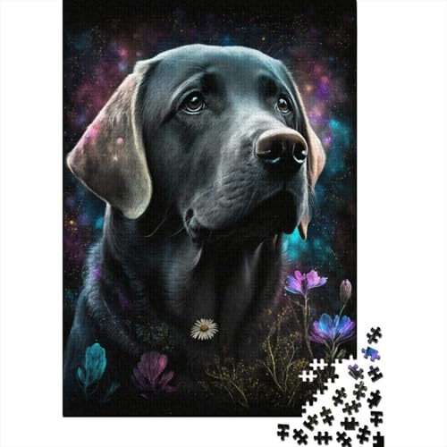 500-teiliges Puzzle für Erwachsene, Weltraum-Labrador-Puzzle, Dekompressionsspielzeug, Heimpuzzle, Spielpuzzle, interessante Geschenke, 500 Stück (52 x 38 cm) von aaaaab