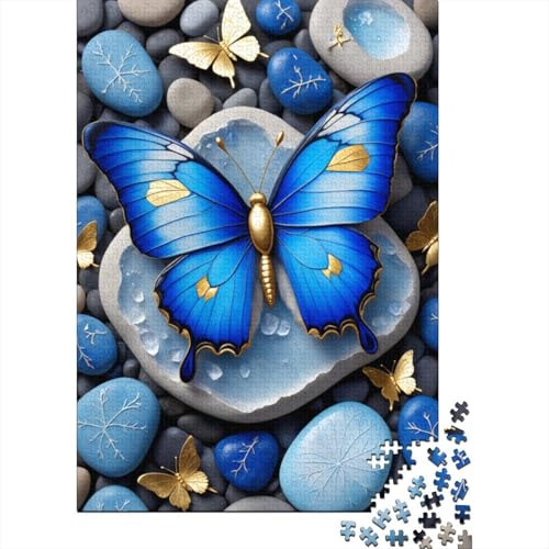 500-teiliges Puzzle für Kinder, Kunst-Schmetterling, 500 Puzzles für Teenager, Geschenk-Puzzles, Entspannungspuzzles, Teenager-Puzzle 500-teilig (52 x 38 cm) von aaaaab