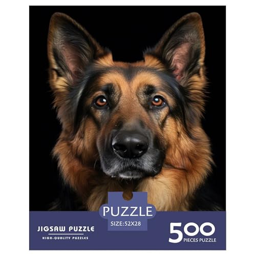 500-teiliges Puzzle mit Tierhunden für Erwachsene, schwieriges Puzzle für Erwachsene, Spaß für die ganze Familie, Puzzle 500 Teile (52 x 38 cm) von aaaaab