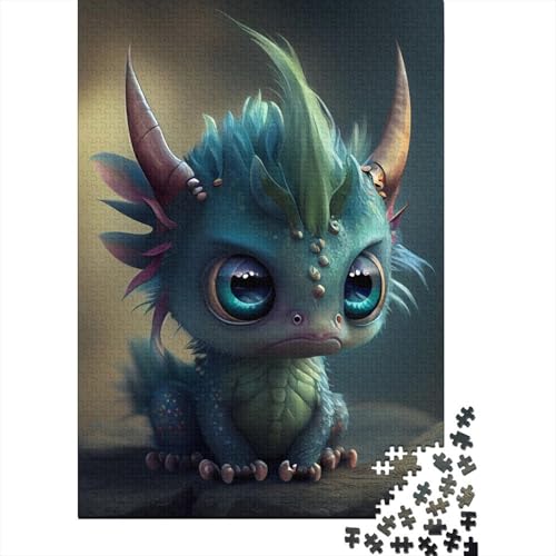 500-teiliges künstlerisches Baby-Drachen-Puzzle für Kinder, Puzzles, Lernspielzeug, 500 Teile (52 x 38 cm) von aaaaab